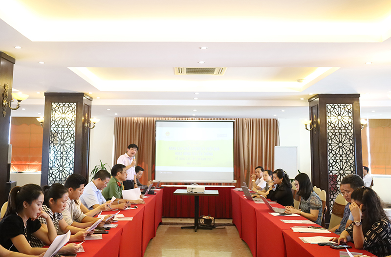 Các học viên tham gia lớp tập huấn. 