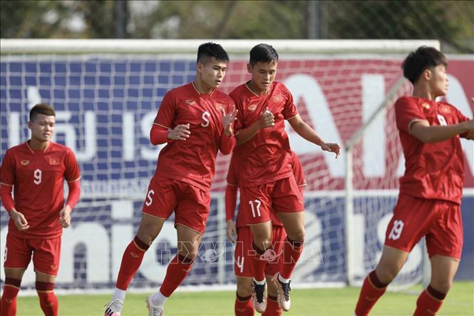 Đội tuyển Việt Nam vẫn đứng ở vị trí thứ 95 thế giới trên bảng xếp hạng FIFA. Ảnh: Minh Quyết/TTXVN