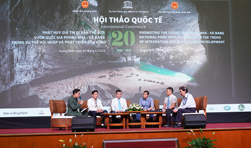Thảo luận chuyên môn về khai thác du lịch di sản thế giới VQG PN-KB theo quan điểm phát triển bền vững.