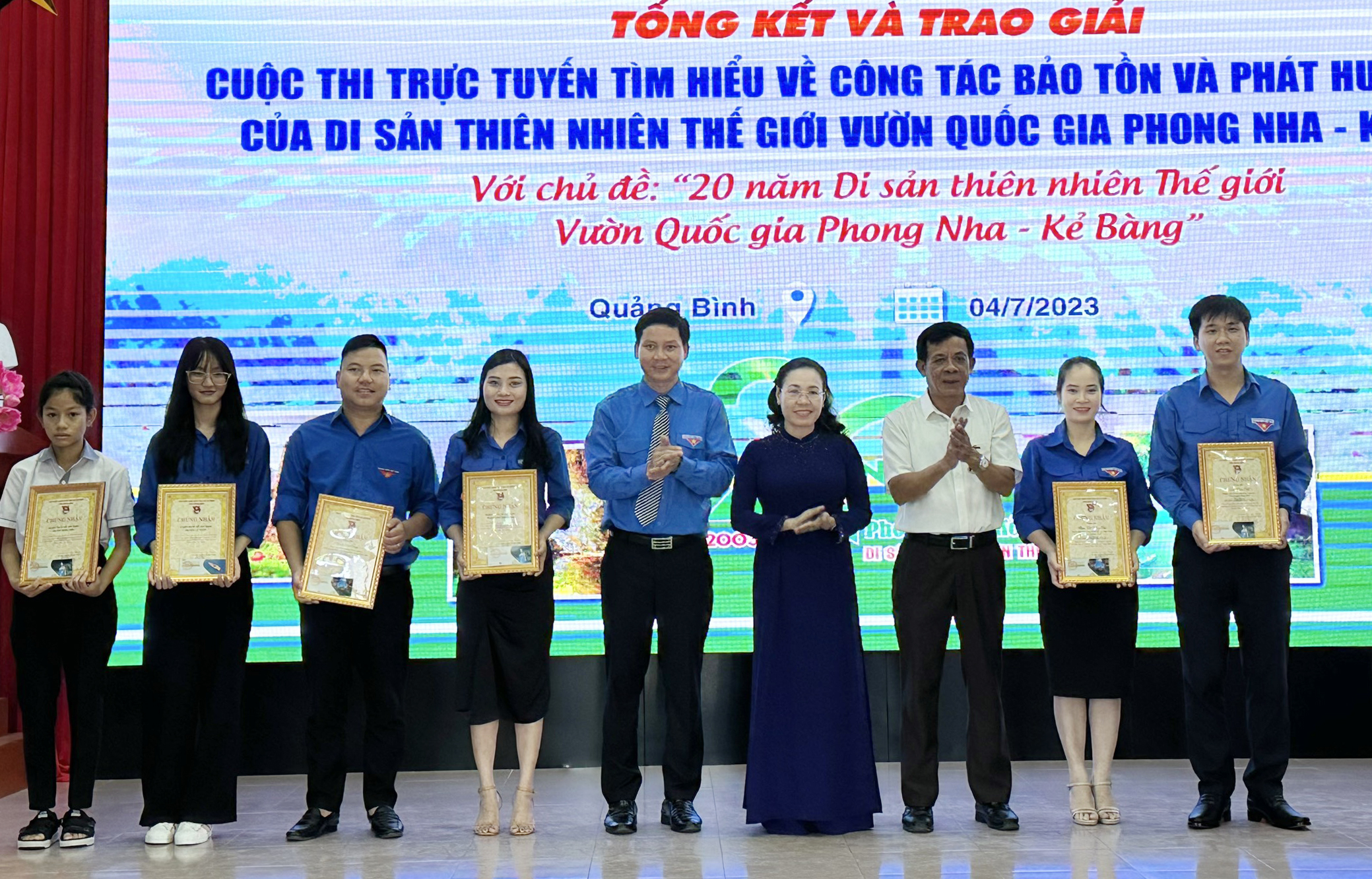 Tỉnh đoàn: Tổng kết, trao giải các cuộc thi trong tuổi trẻ Quảng Bình