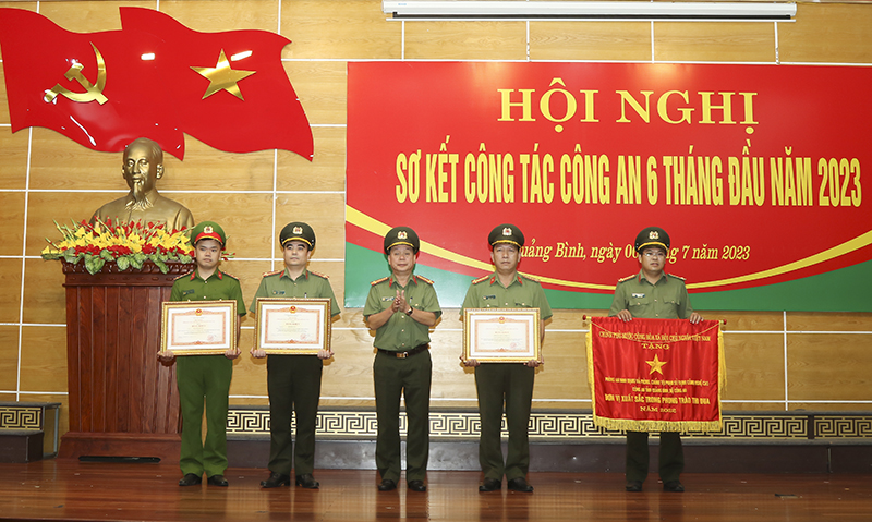 Công an tỉnh sơ kết công tác 6 tháng đầu năm