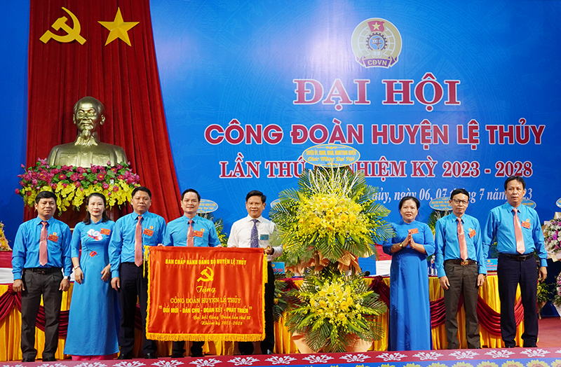 Đại hội Công đoàn huyện Lệ Thủy lần thứ IX, nhiệm kỳ 2023-2028