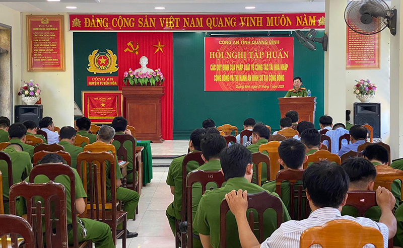 Tập huấn công tác tái hòa nhập cộng đồng và thi hành án hình sự tại cộng đồng năm 2023