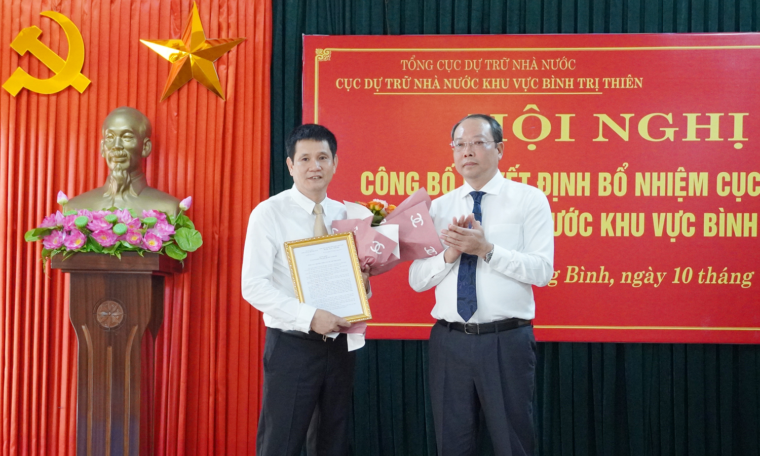 Bổ nhiệm Cục trưởng Cục Dự trữ Nhà nước khu vực Bình Trị Thiên