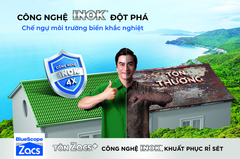 dCông nghệ INOK®, khuất phục rỉ sét