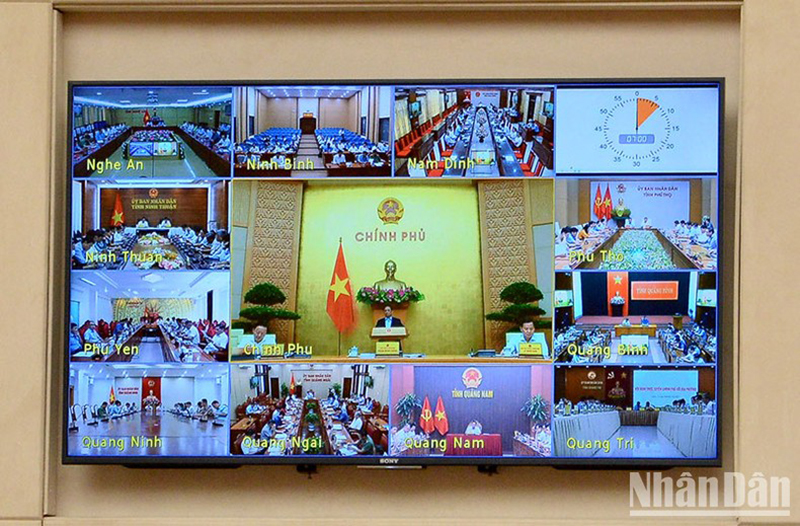 Hội nghị được truyền trực tuyến tới các tỉnh, thành phố trực thuộc Trung ương trên cả nước.