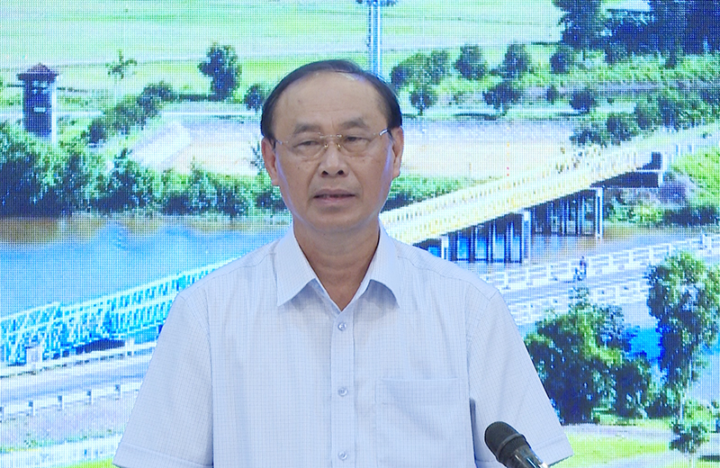 Thứ trưởng Lê Đình Thọ phát biểu kết luận tại cuộc làm việc.