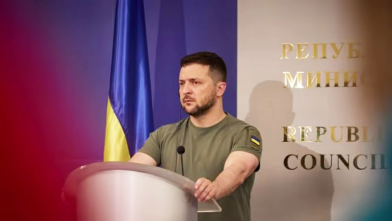 Tổng thống Ukraine Volodymyr Zelensky. Ảnh: Pravda