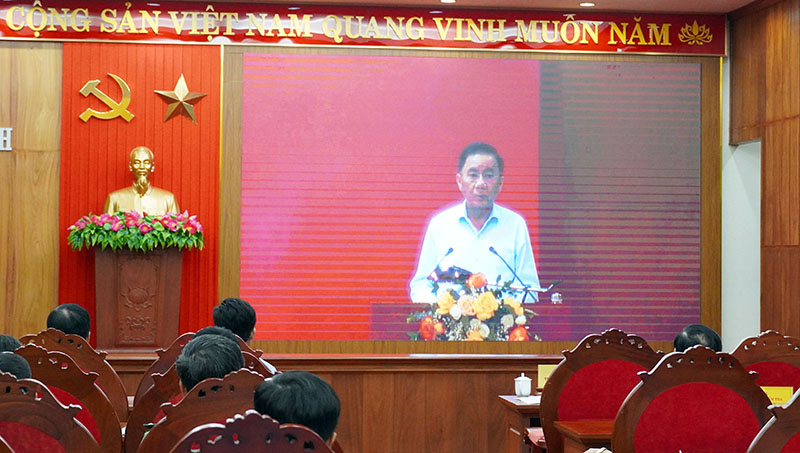 Đồng chí Chủ nhiệm UBKT Trung ương Trần Cẩm Tú phát biểu chỉ đạo tại hội nghị