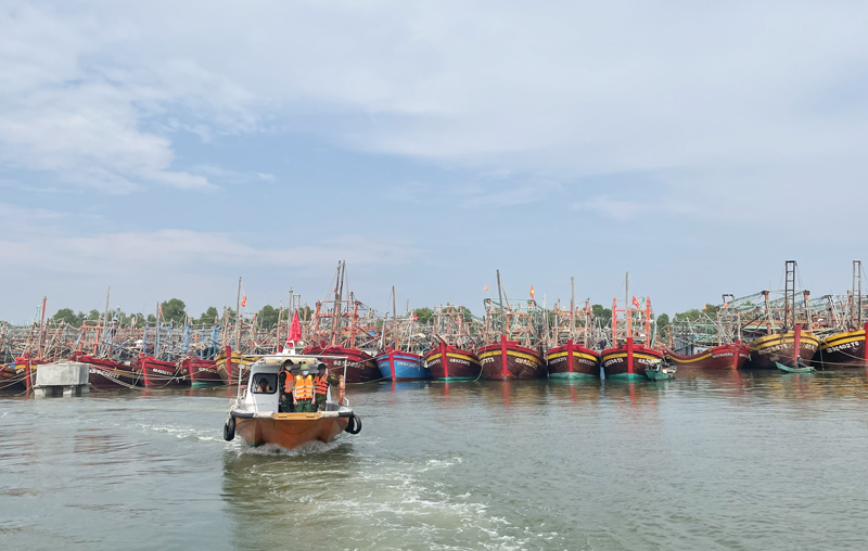Quảng Bình là địa phương có số lượng tàu cá đánh bắt xa bờ khá hùng hậu.