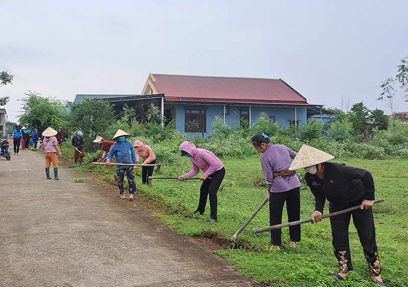 Xây dựng NTM góp phần cải thiện, nâng cao đời sống vật chất, tinh thần cho nhân dân trên địa bàn.