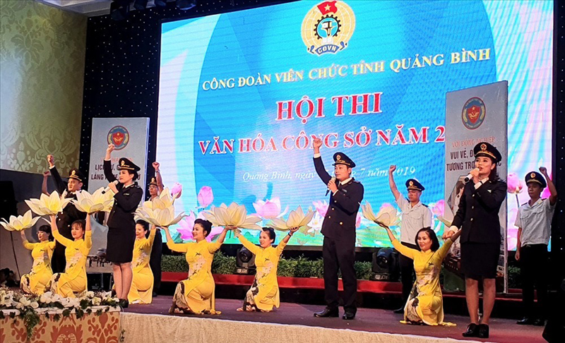 Công đoàn viên chức tỉnh tổ chức hội thi văn hóa công sở năm 2019.