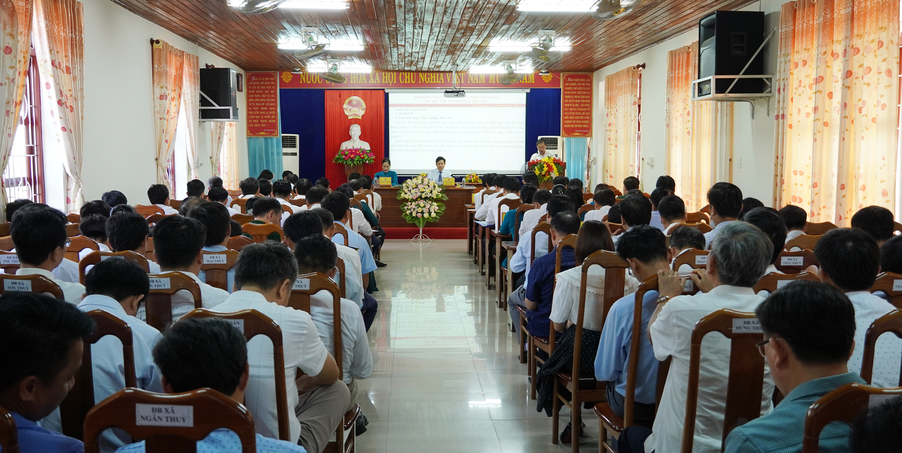 Toàn cảnh kỳ họp.