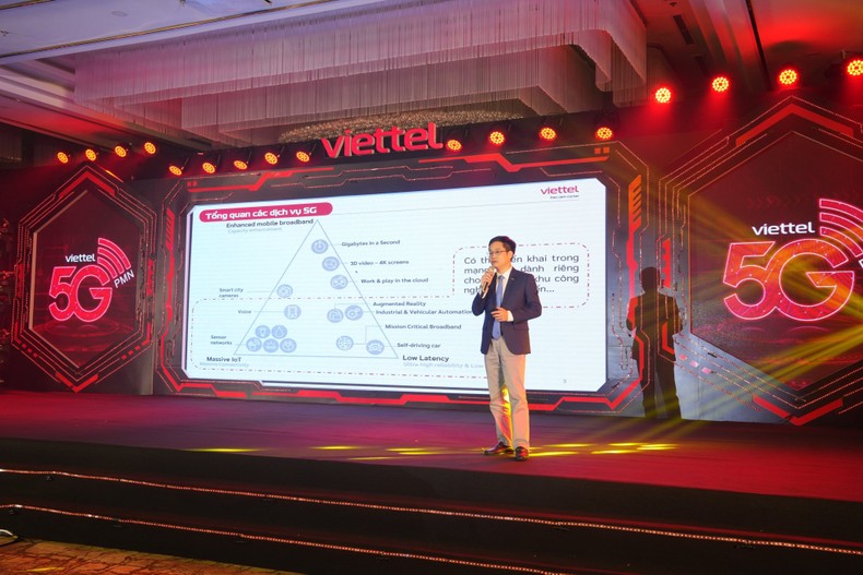 Ông Đào Xuân Vũ, Phó Tổng Giám đốc Viettel chia sẻ về mạng 5G.