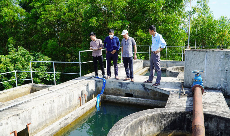 Trung tâm Kiểm soát bệnh tật tỉnh tăng cường ngoại kiểm định kỳ và  đột xuất tại các đơn vị cấp nước sạch sinh hoạt trên địa bàn tỉnh.