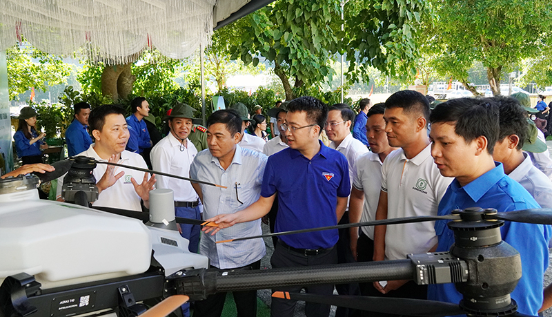 Các đại biểu tham quan sàn 