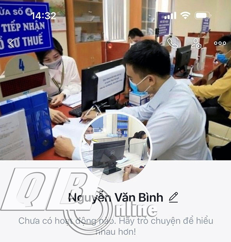 Hình ảnh trang zalo của đối tượng lừa đảo.