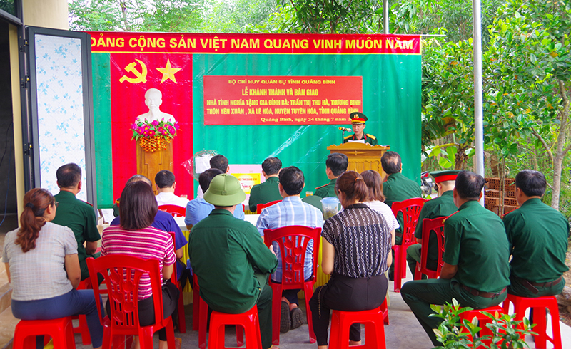 Quang cảnh lễ khánh thành.