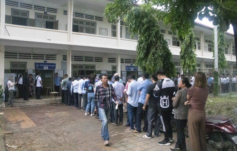  Số lượng cử tri đi bầu cử ở mức cao thể hiện ý chí rõ ràng của người dân Campuchia.