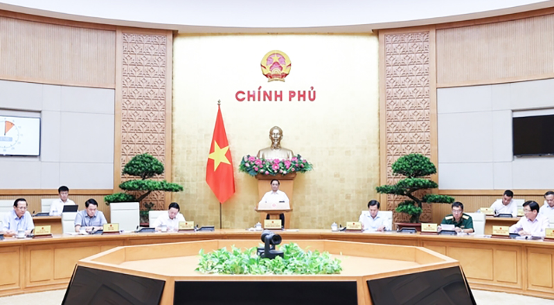  Thủ tướng Phạm Minh Chính chủ trì phiên họp Chính phủ chuyên đề về xây dựng pháp luật tháng 7-2023, thảo luận nhiều nội dung quan trọng. 