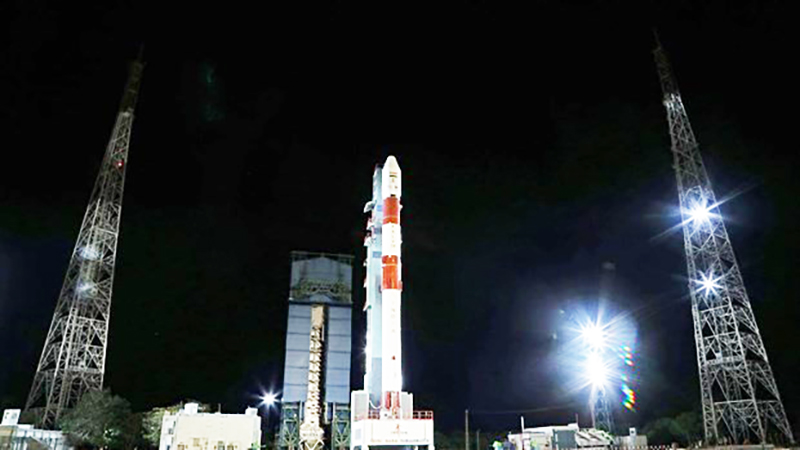  Tên lửa PSLV-C56. (Nguồn: PTI)