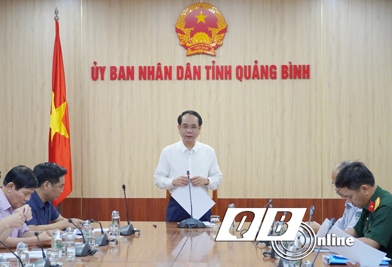 Đồng chí Phó Chủ tịch UBND tỉnh Phan Mạnh Hùng yêu cầu các sở, ngành, đơn vị liên quan quyết liệt vào cuộc để sớm hoàn thành các thủ tục liên quan đến dự án.