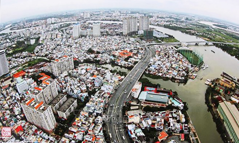  Một góc TP Hồ Chí Minh. Ảnh minh họa: Thanh Vũ/TTXVN