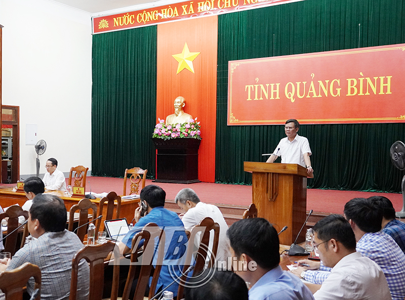 Đồng chí Chủ tịch UBND tỉnh Trần Thắng phát biểu kết luận tại hội nghị.