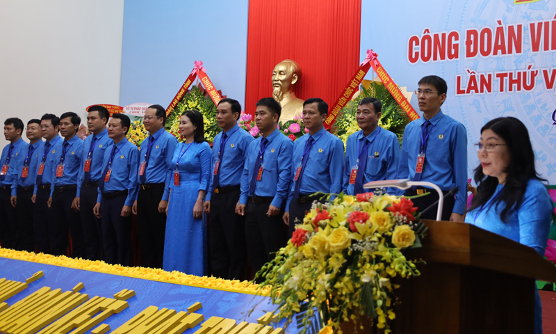 Đại hội Công đoàn Viên chức tỉnh lần thứ V, nhiệm kỳ 2023-2028 thành công tốt đẹp, đã bầu Ban Chấp hành khóa mới gồm 14 đồng chí.