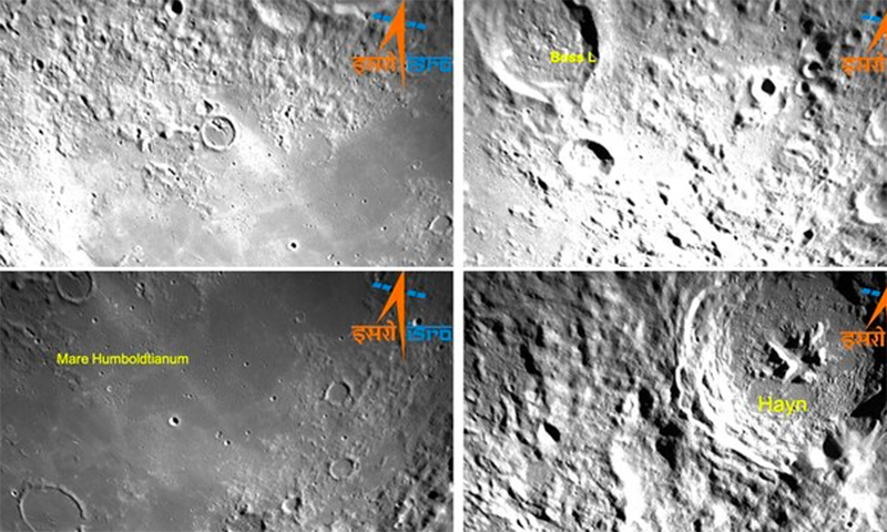 Hình ảnh vùng xa trên Mặt Trăng tàu vũ trụ của Ấn Độ chụp được. Ảnh: ISRO