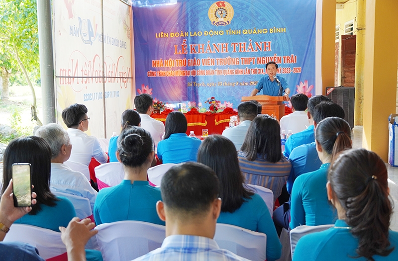 Toàn cảnh lễ khánh thành.