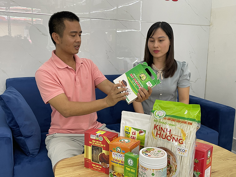 Không chỉ chất lượng mà hình thức nhãn mác của sản phẩm xuất xứ từ Quảng Bình cũng đã được đầu tư, đáp ứng nhu cầu người tiêu dùng.