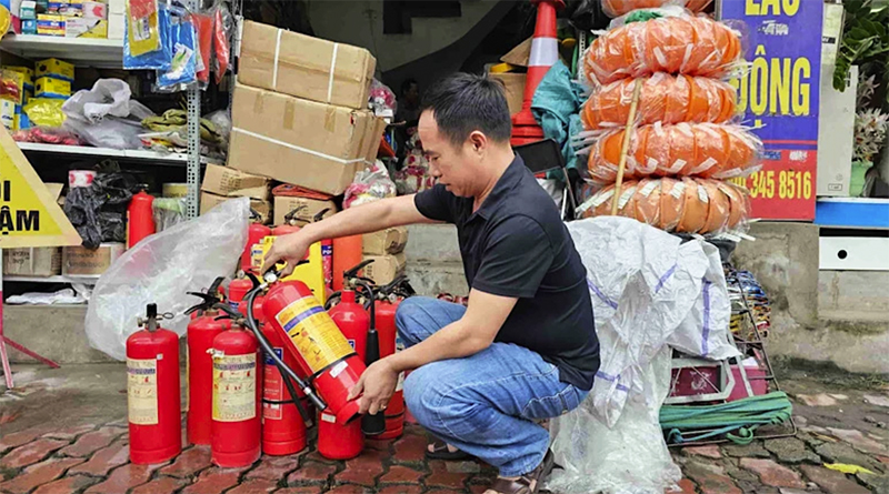 Tổng cục Quản lý thị trường yêu cầu tổng kiểm tra, xử lý vi phạm mặt hàng phòng cháy, chữa cháy