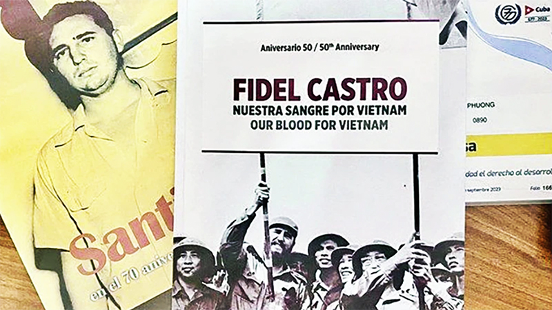 Ra mắt sách về chuyến thăm Việt Nam đầu tiên của lãnh tụ Cuba Fidel Castro
