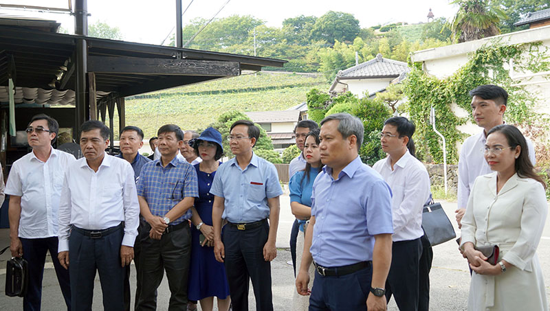 Đoàn công tác tỉnh Quảng Bình thăm các doanh nghiệp tỉnh Yamanashi