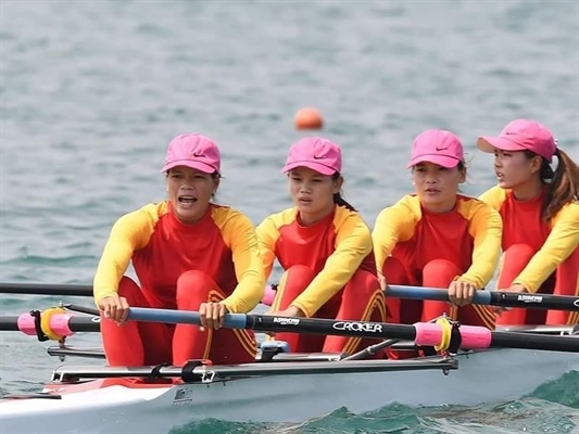 ASIAD 19: Đua thuyền Việt Nam giành 4 suất vào chung kết các nội dung