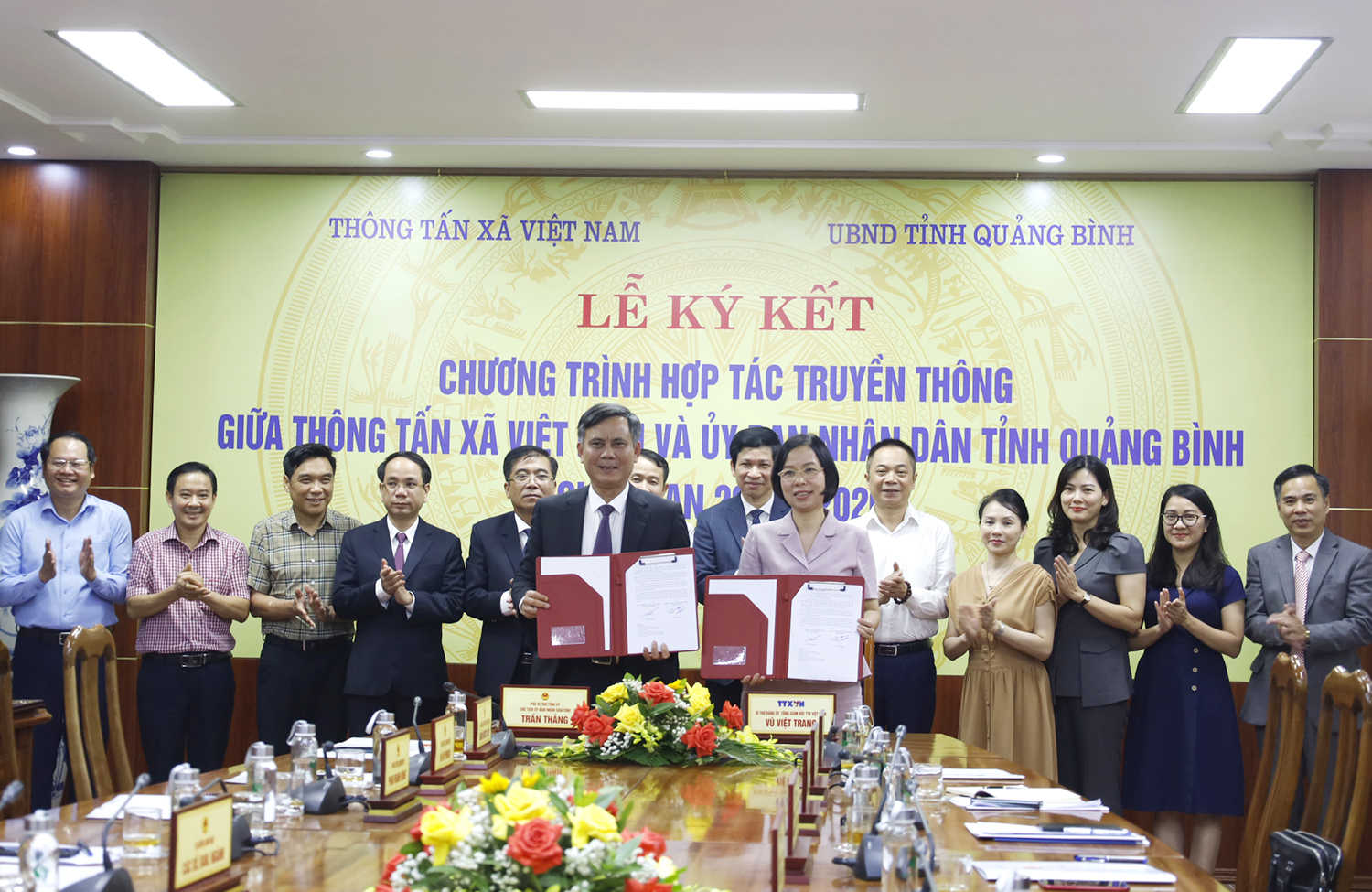 UBND tỉnh-Thông tấn xã Việt Nam: Ký kết chương trình hợp tác truyền thông giai đoạn 2023-2026