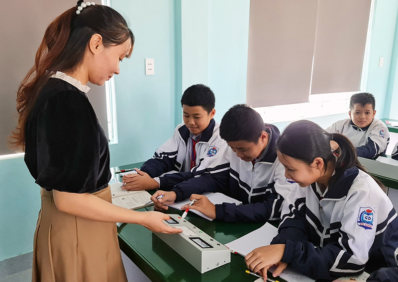 Chất lượng giáo dục trên địa bàn huyện Quảng Ninh ngày càng được nâng cao.