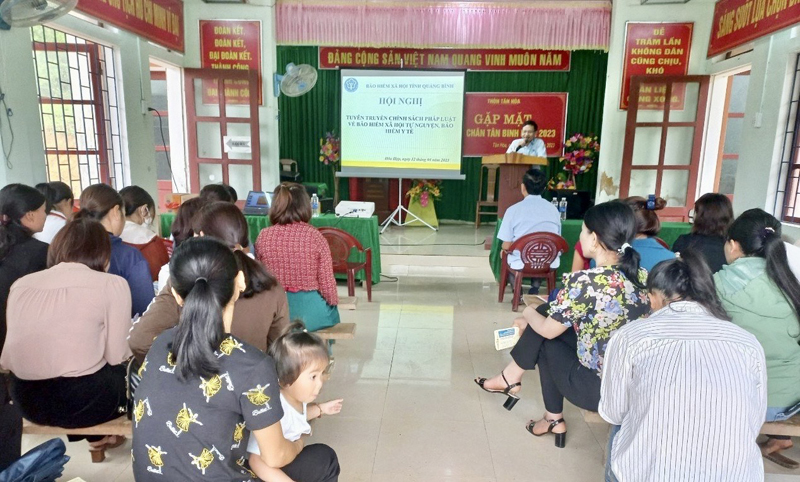 Để tăng tỷ lệ người tham gia BHXH tự nguyện, hệ thống BHXH trên địa bàn tỉnh cần nâng cao công tác truyền thông.