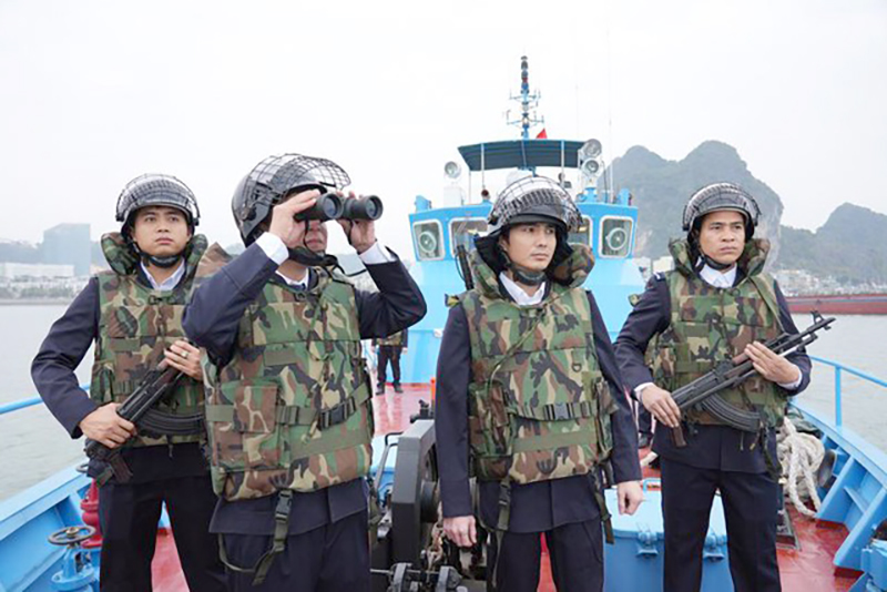  Hải đội 1, Cục Điều tra chống buôn lậu (Tổng cục Hải quan) tuần tra, kiểm soát trên vùng biển Quảng Ninh.