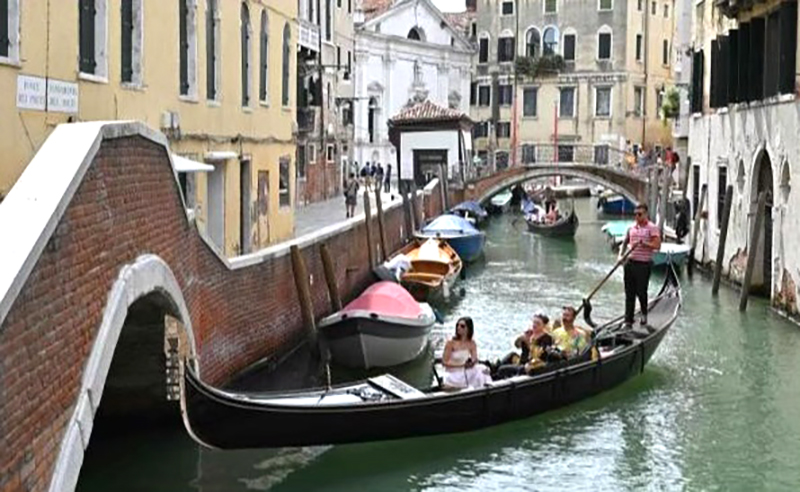  Thành phố Venice đang có nguy cơ bị loại khỏi danh sách Di sản thế giới của UNESCO Ảnh: AFP