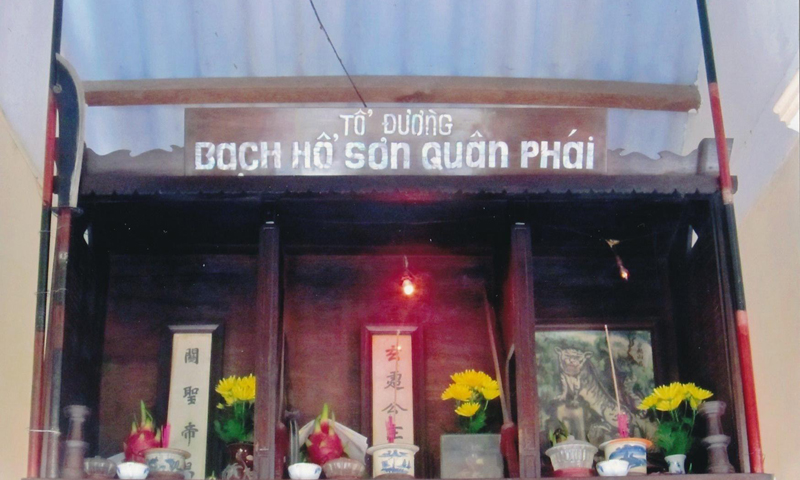 Tổ đường võ phái Bạch hổ sơn quân.