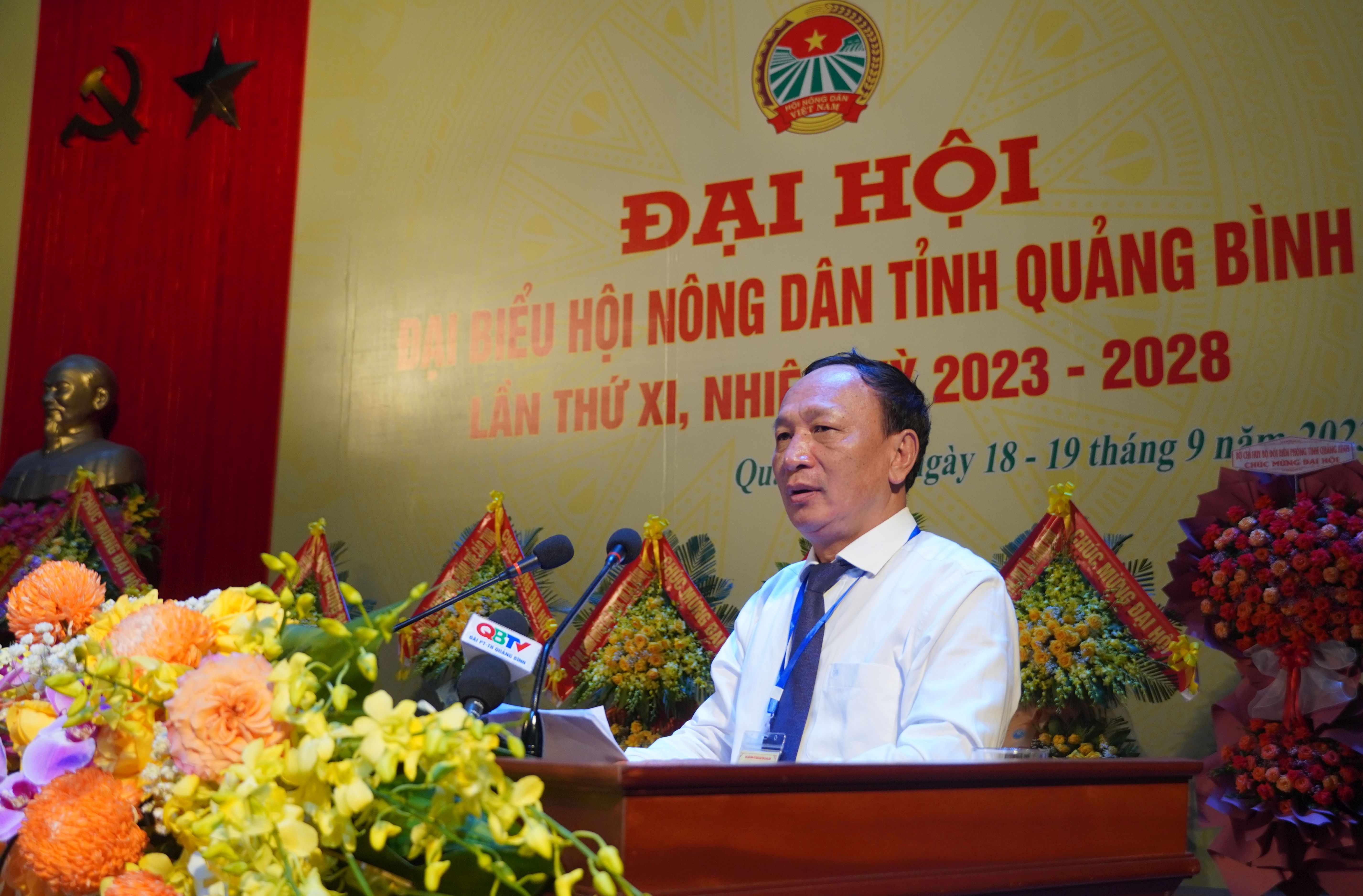 Đồng chí Phó Bí thư Thường trực Tỉnh ủy Trần Hải Châu phát biểu chỉ đạo tại đại hội.