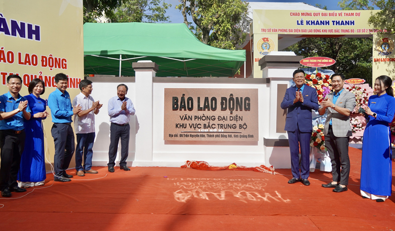 Văn phòng đại diện Báo Lao động khu vực Bắc Trung bộ cơ sở 2 có địa chỉ tại số 6 đường Trần Nguyên Hãn, phường Đồng Phú (TP. Đồng Hới).