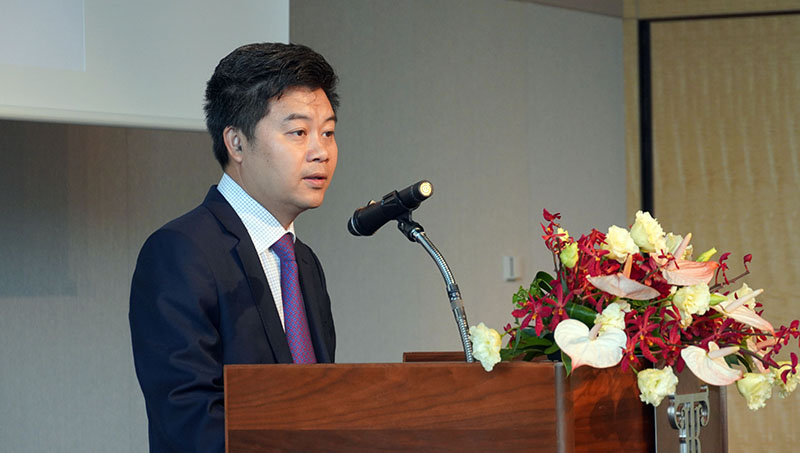 Ông Nguyễn Đức Minh, Công sứ, Đại sứ quán Việt Nam tại Nhật Bản đã phát biểu tại buổi tọa đàm