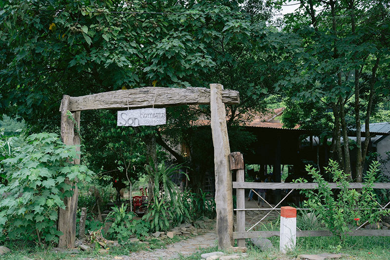 Homestay của vợ chồng chị Hồ Thị Son ở bản Rum Ho, xã Kim Thủy.