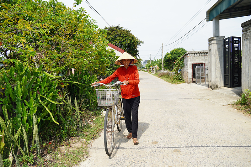 Năm nay 62 tuổi, bà Bùi Thị Tuyết vẫn hăng say với công tác hội.