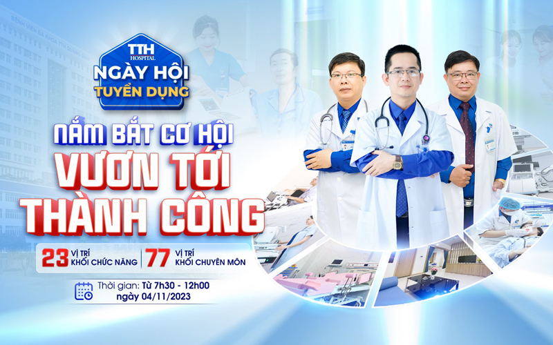 Bệnh viện Đa khoa TTH Quảng Bình tuyển dụng 100 chỉ tiêu tại Ngày hội tuyển dụng 4/11/2023