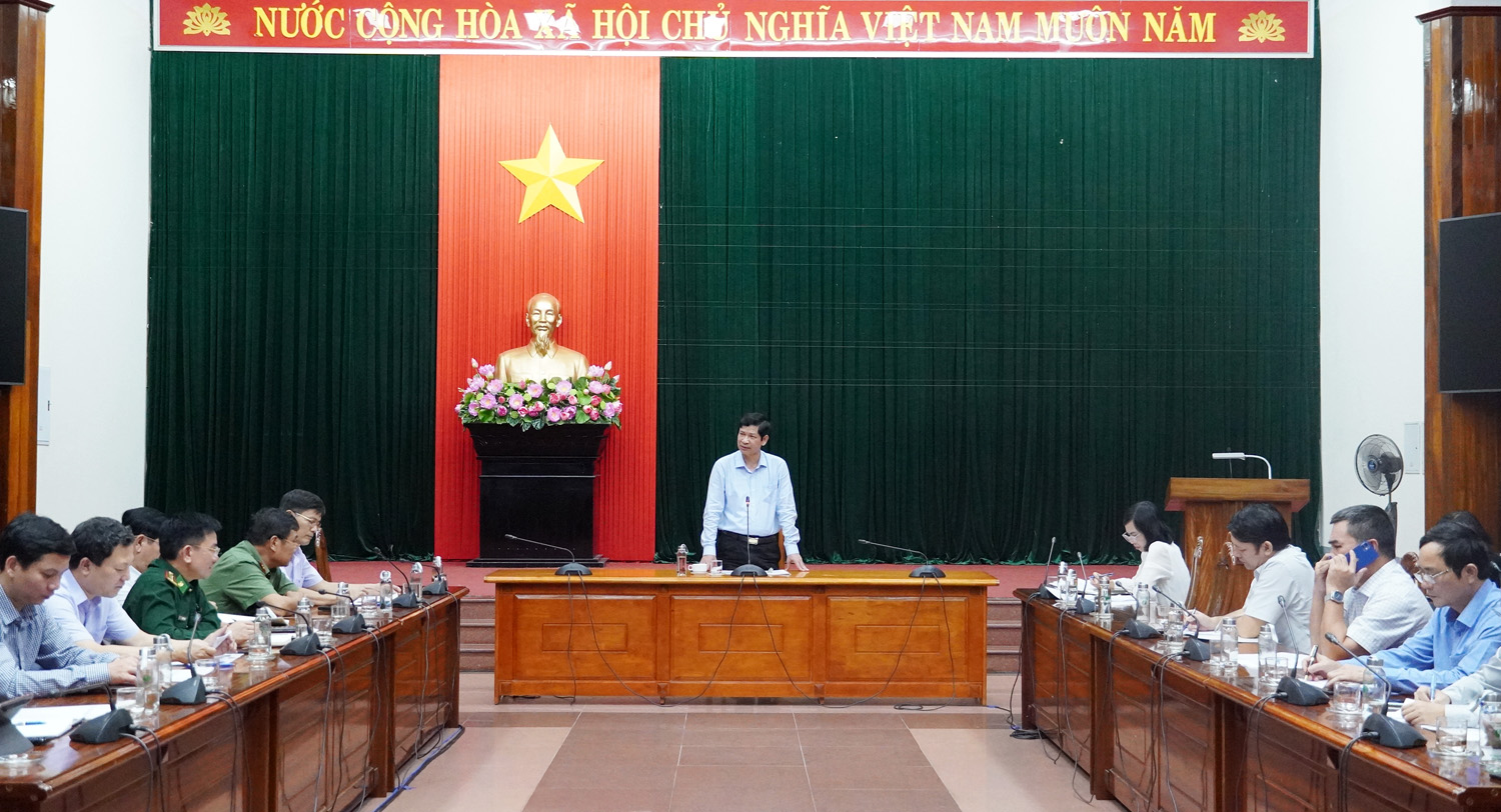 Đồng chí Phó Chủ tịch UBND tỉnh Hồ An Phong chủ trì cuộc họp Ban Chỉ đạo các ngày lễ lớn tỉnh.