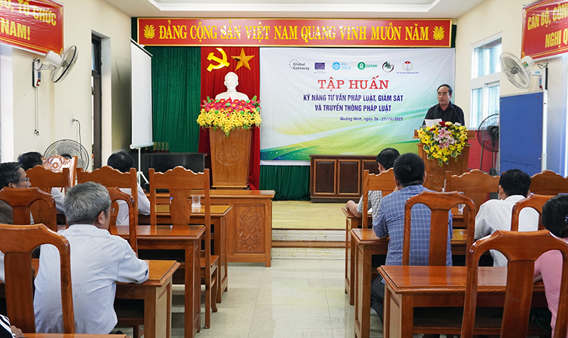 Toàn cảnh lớp tập huấn.